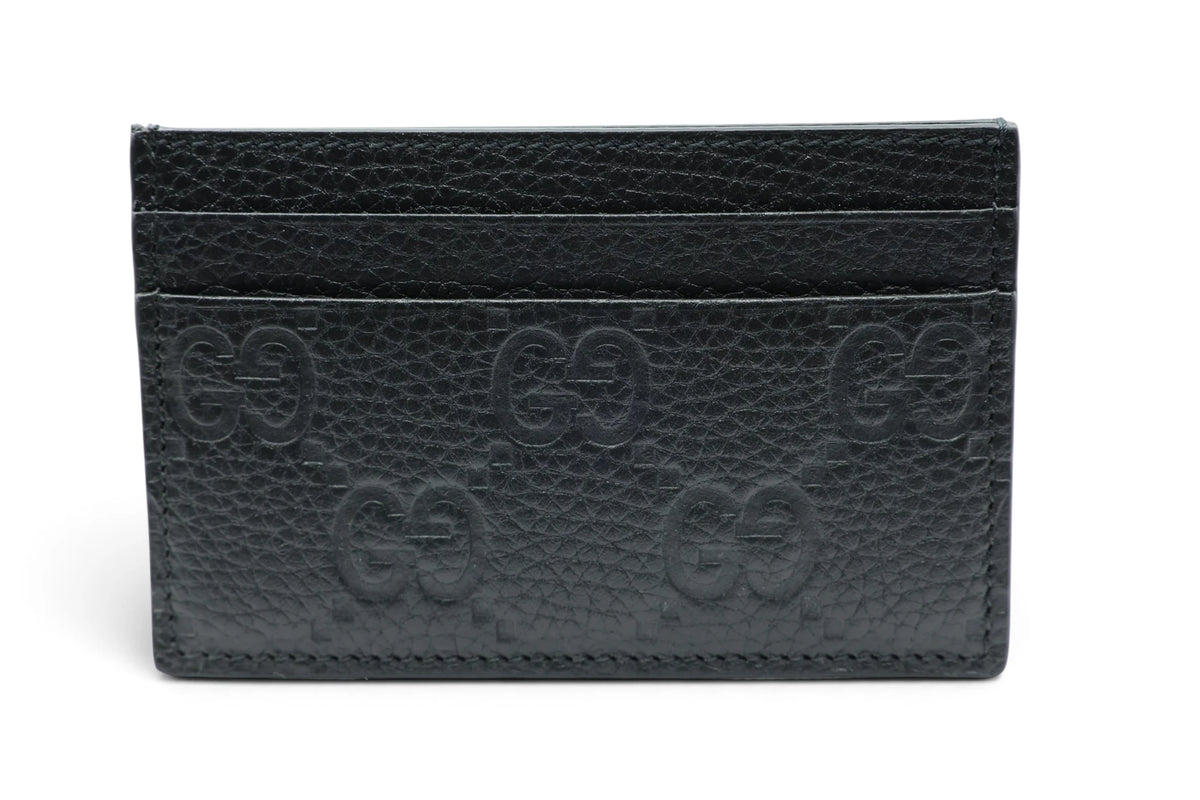 Gucci GG Embossed Cardholder Black