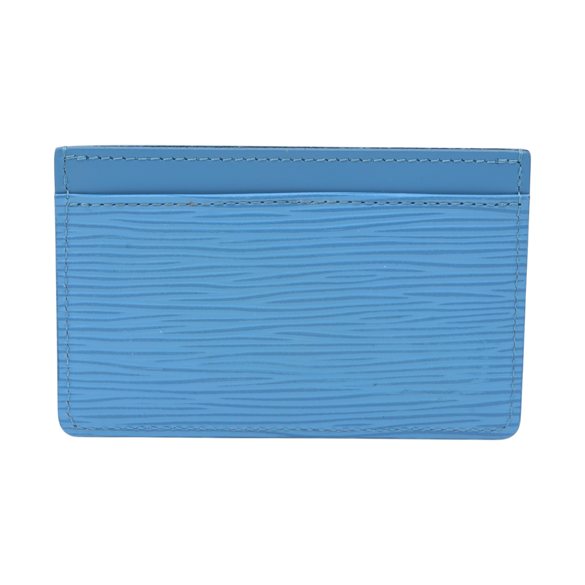 Louis Vuitton Epi Blue Cardholder LE