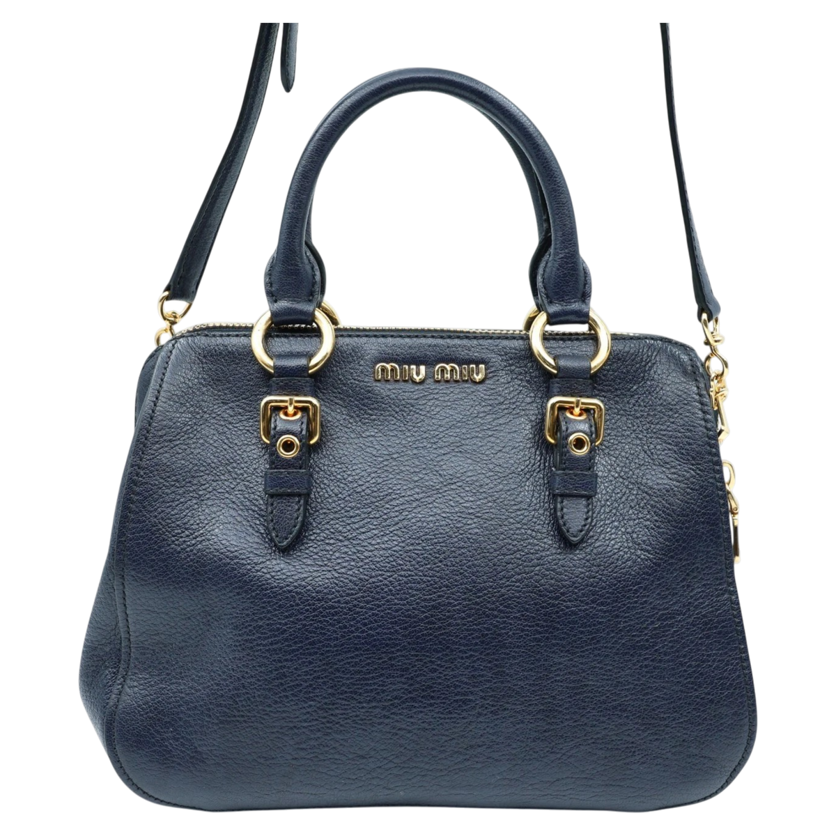 Miu Miu Navy boston crossbody