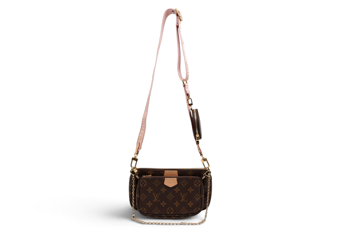 Louis Vuitton Multi Pochette (pink strap)
