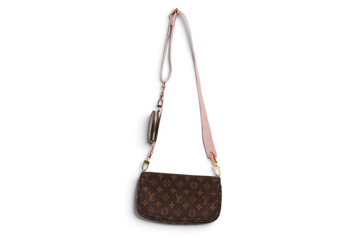 Louis Vuitton Multi Pochette (pink strap)