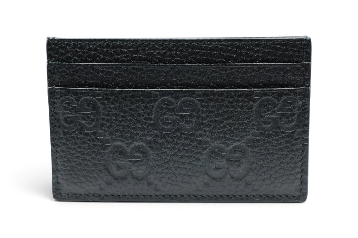 Gucci GG Embossed Cardholder Black