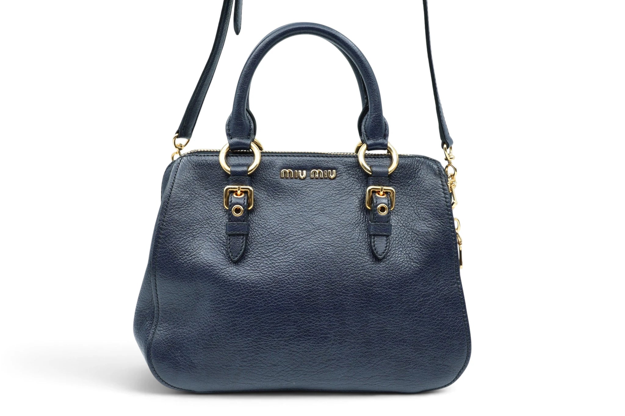 Miu Miu Navy boston crossbody