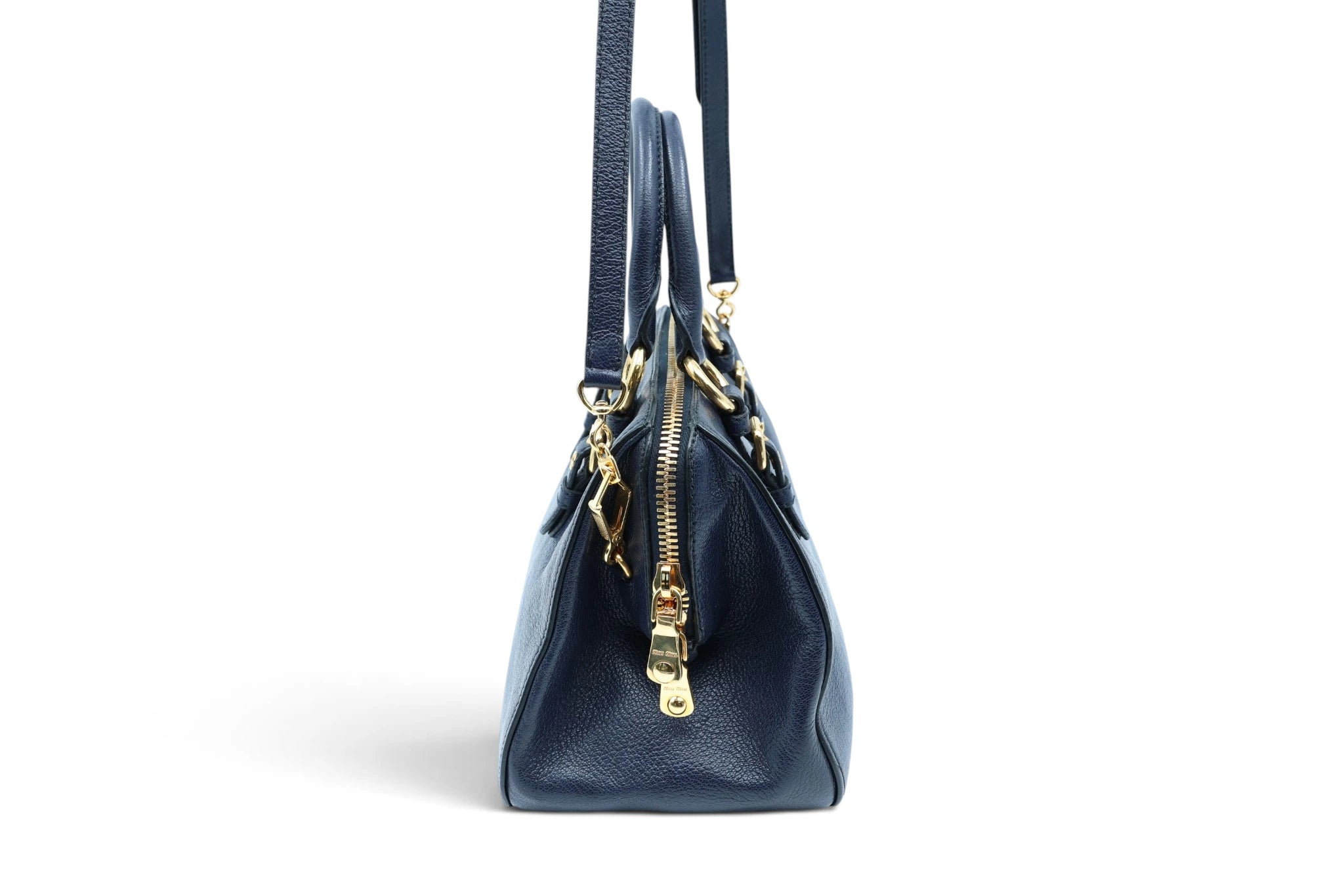 Miu Miu Navy boston crossbody